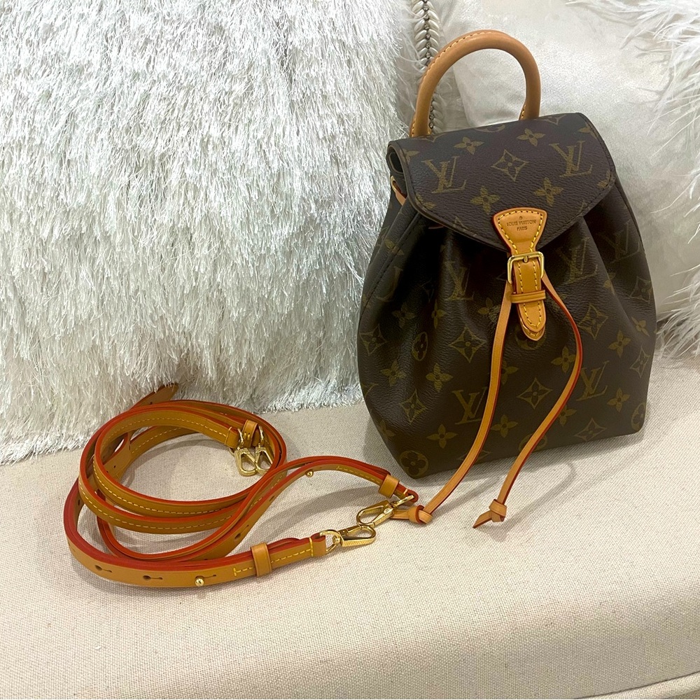 LIKE NEW! 2020 LV Montsouris BB Backpack currently sold out everywhere!
